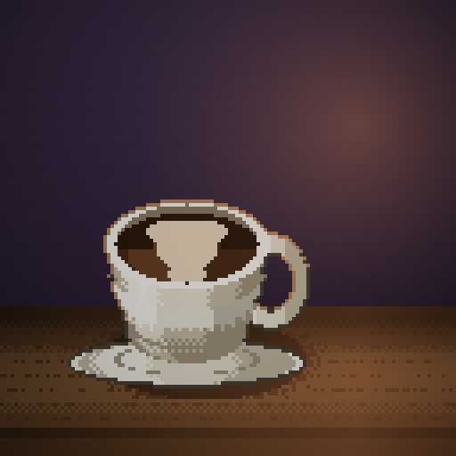 Hazel Interval — Drip in a bone demitasse