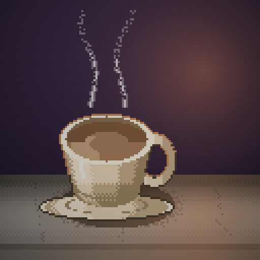 Iron Ledger — Oat Latte in a cream demitasse