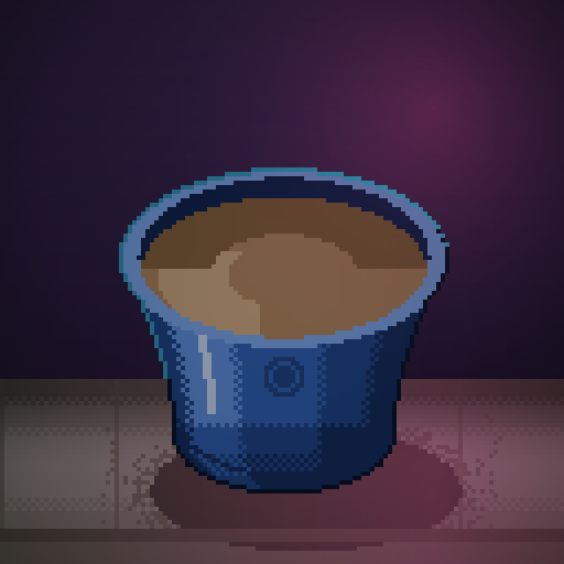 Chapel Draft — Oat Latte in a cobalt bowl