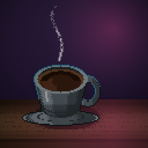 Dawn Matinee — Americano in a slate demitasse