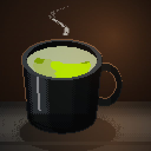 Grey Current — Neonbrew in an ink mug