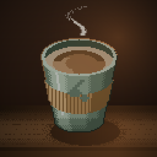 Dusk Frequency — Flat White in a sage paper