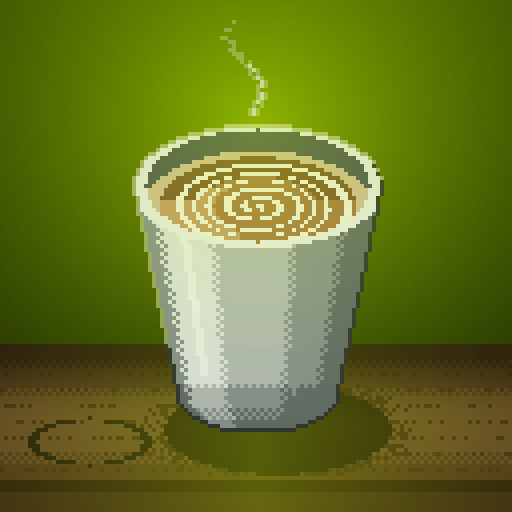 Bitter Berth — Flat White in a steel paper