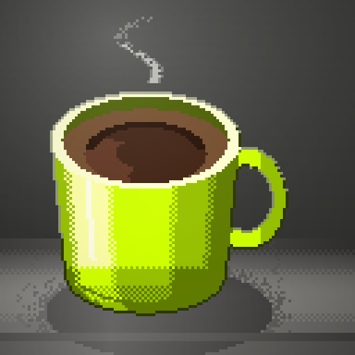 Hazel Tempo — Americano in a limewire mug