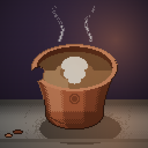 Window Cadence — Latte in a terracotta bowl