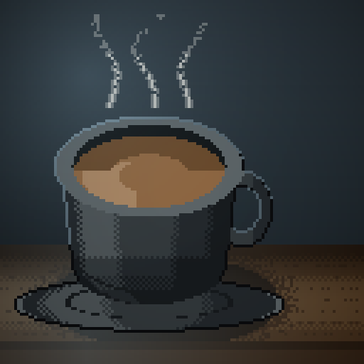 Cellar Draft — Flat White in a charcoal diner