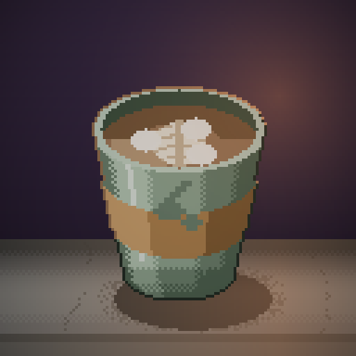 Closing Draft — Oat Latte in a sage paper
