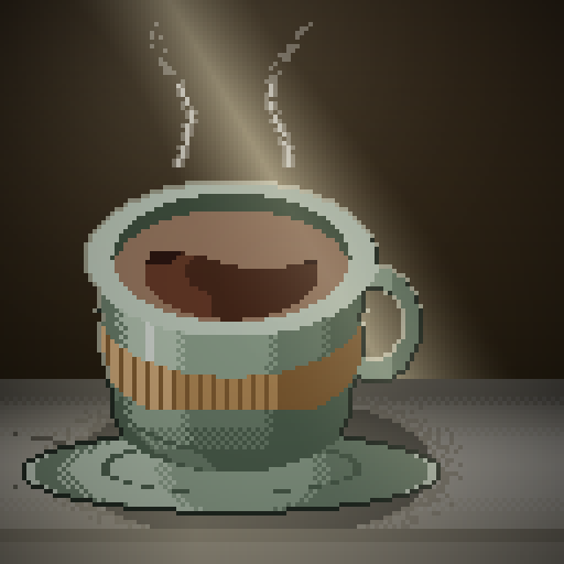 Cinder Notion — Mocha in a sage diner