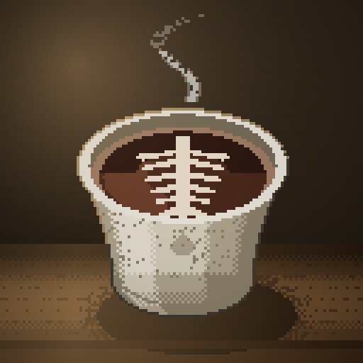 Morning Theory — Mocha in a speckle bowl
