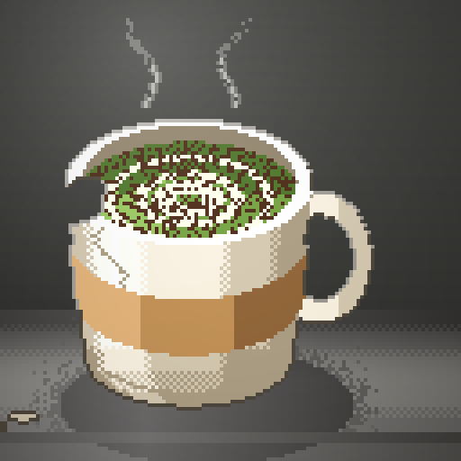Dawn Lantern — Matcha in a bone mug