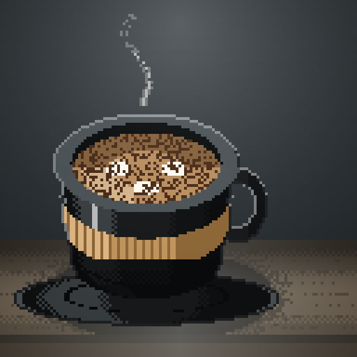Bitter Bloom — Cappuccino in an ink diner