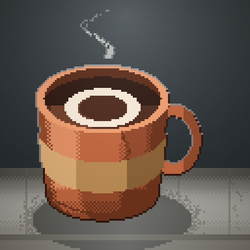 Bitter Measure — Mocha in a terracotta mug