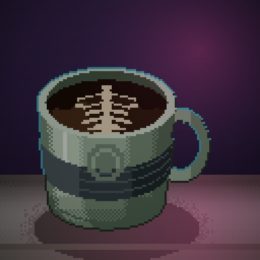 Idle Rounds — Cold Brew in a sage mug