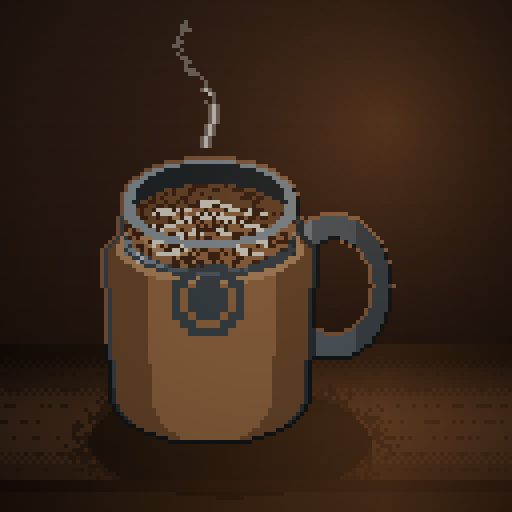 Copper Theory — Latte in a slate mason