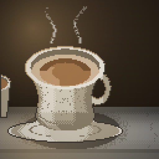 Small Hours Habit — Flat White in a speckle tulip