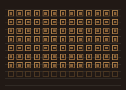 A hundred and four little boxes with ninety-one of them filled in